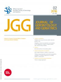 JOURNAL OF GERONTOLOGY AND GERIATRICS 2-2016 - Cover